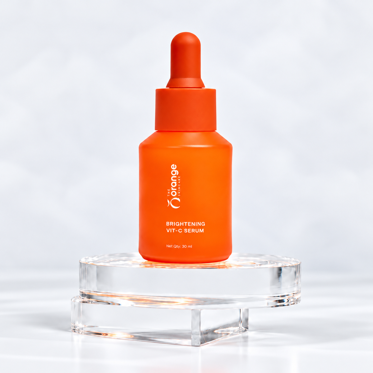 The Orange Skincare Brightening Vit-C Serum 30ml orange dropper bottle